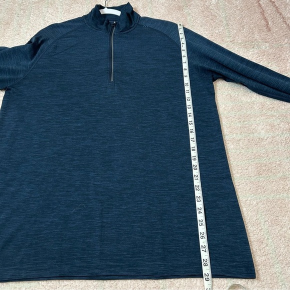Lululemon Metal Vent Tech 1/2 Zip Men's Navy Pullover Size XL - Picture 16 of 16